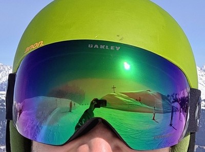 Oakley Flight Deck L Matte Black Prizm Jade Iridium Ski Snowboard