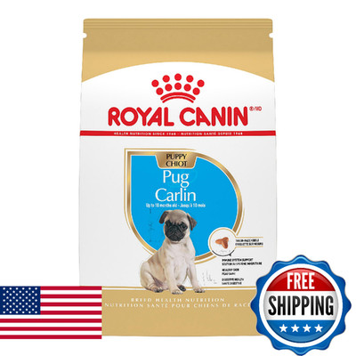 Royal Canin Breed Health Nutrition Pug Puppy Dry Dog Food, 2.5 lb Bag