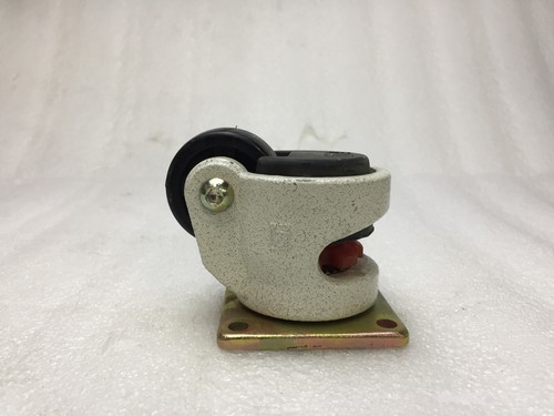 PPI KC60F Leveling Swivel Caster w/ 2-1/2 inch Wheel & 3"x3" Top plate - Picture 3 of 5