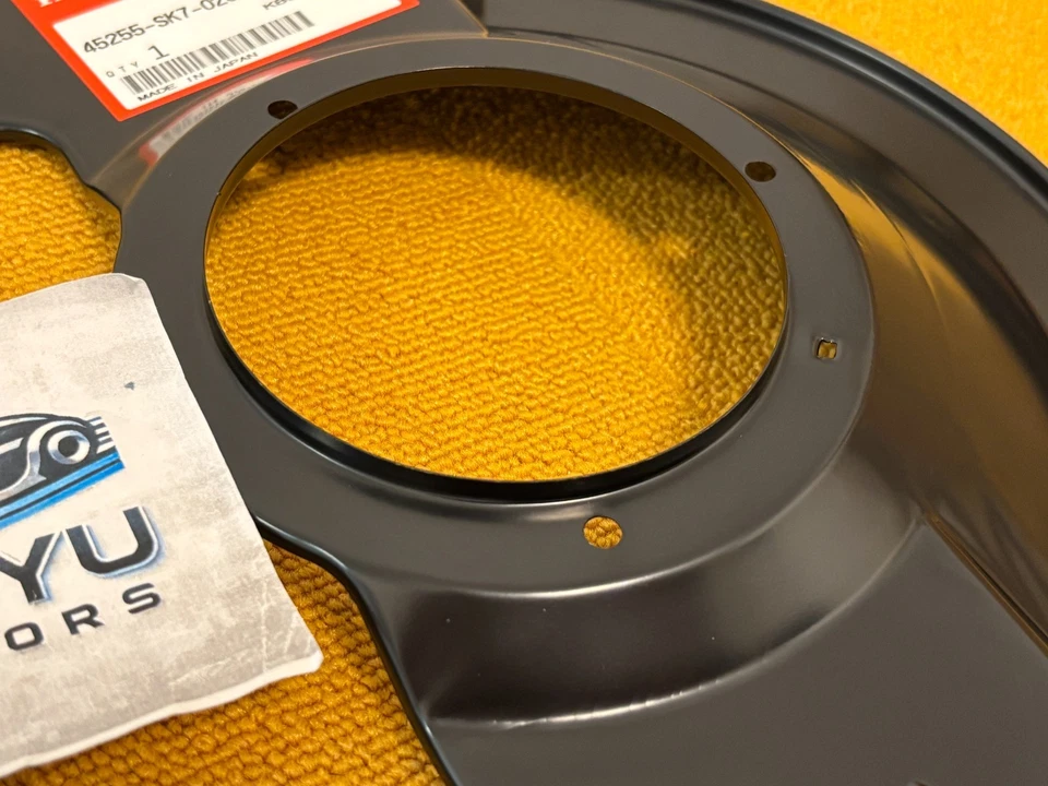 Acura Genuine Integra Honda Civic Front Brake Dust Cover Left Right Pair OEM JDM - Imagem 4 de 4