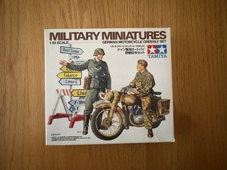 Tamiya German Motorcycle Orderly Set 1/35 Scale 35241