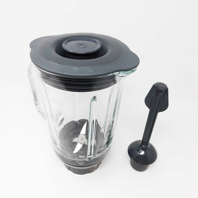 Kenwood KAH358GL KAH359GL Glas-Mixaufsatz ThermoResist 1,6l, grau AW22000005