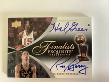 2007-08 Upper Deck Exquisite Finalists HAL GREEN RICK  BERRY  Auto 14/25 
