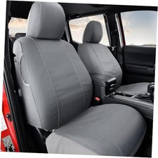 Seat Covers Custom Fit for Tacoma Double Cab/Crew 2016-2023/Front Canvas/Gray