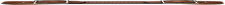 Weaver Equine Leather Curb Strap, 5/8&rdquo; Doubled and Stitched Flat Bridle Leather
