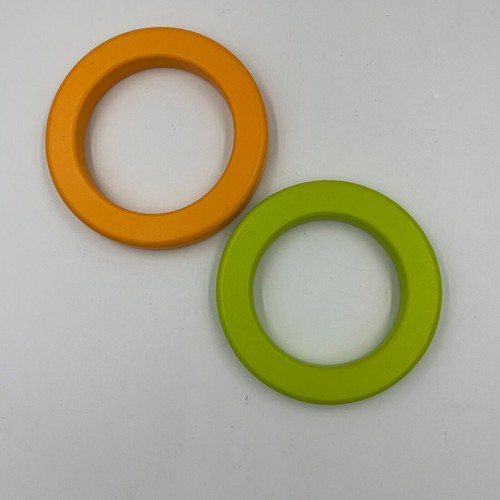 Lovevery Explorer Play Kit Wooden Stacking Rings Replacement for Clear Tube Toy