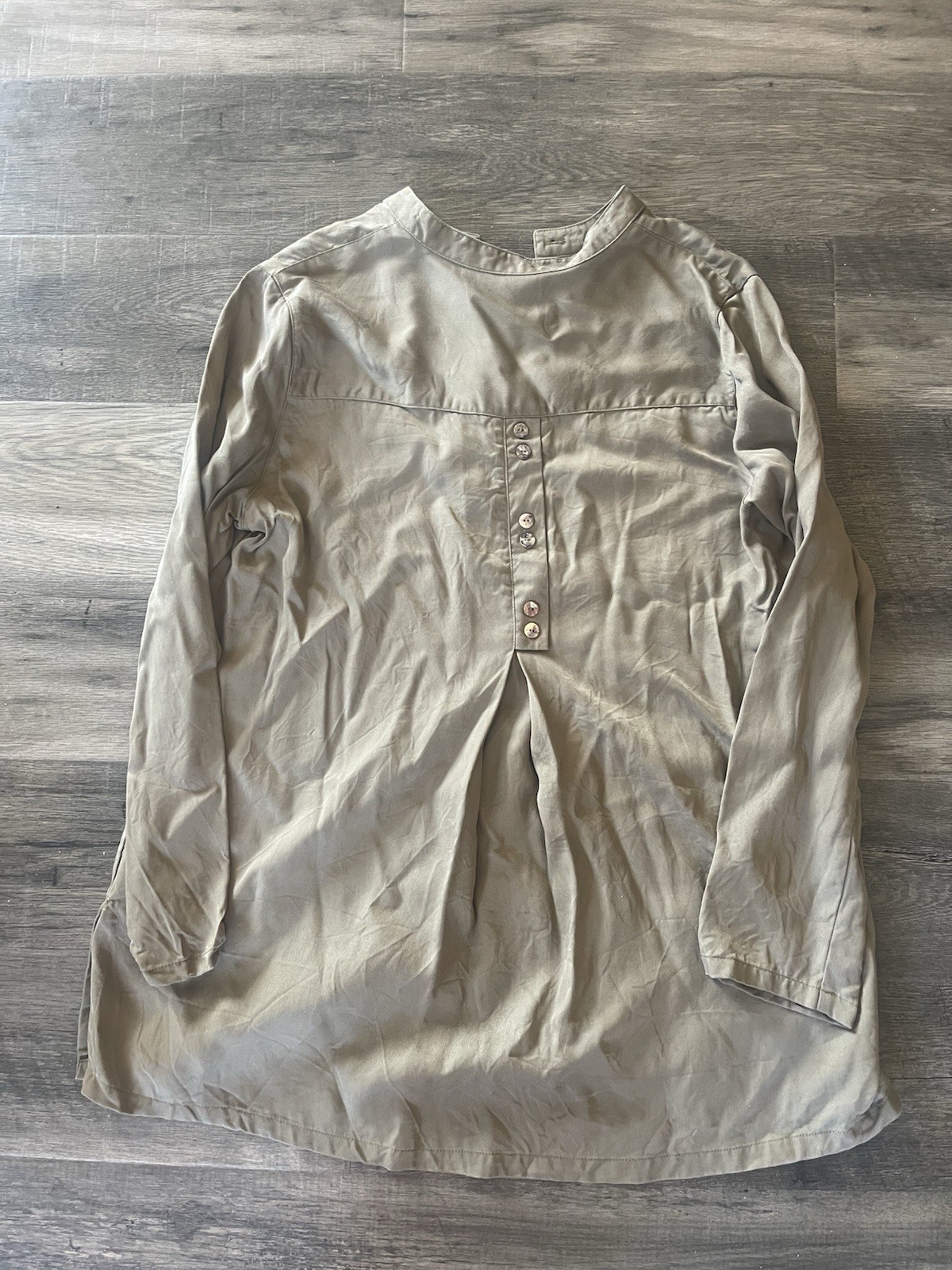 Soft Surroundings Button Tunic Blouse Collared Sh… - image 2