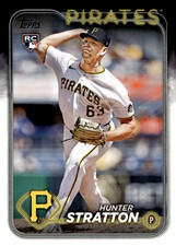 2024 Topps Update Series - #US348 Hunter Stratton (RC) Pirates