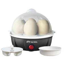 Electric Egg Cooker | Boils upto 7 eggs | Poacher | Omelet maker | Vegetable ...