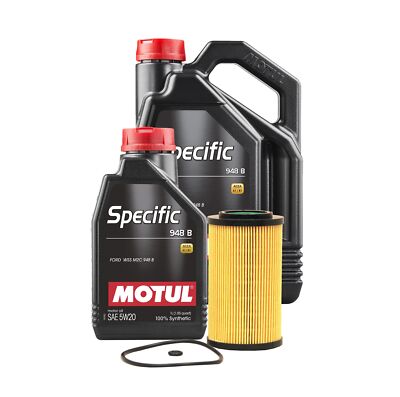 6L Motul SPECIFIC 948B 5W20 Wix Filter Motor Oil Change Kit API SN