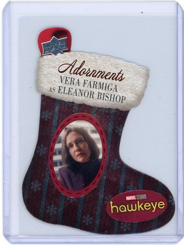 2023 Upper Deck Marvel Hawkeye Adornments Stockings #ADS2 Vera Farmiga Eleanor