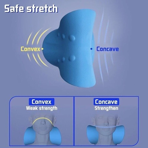 Neck Shoulder Stretcher Relaxer Cervical Chiropractic Traction Device Pillow - Picture 12 of 12