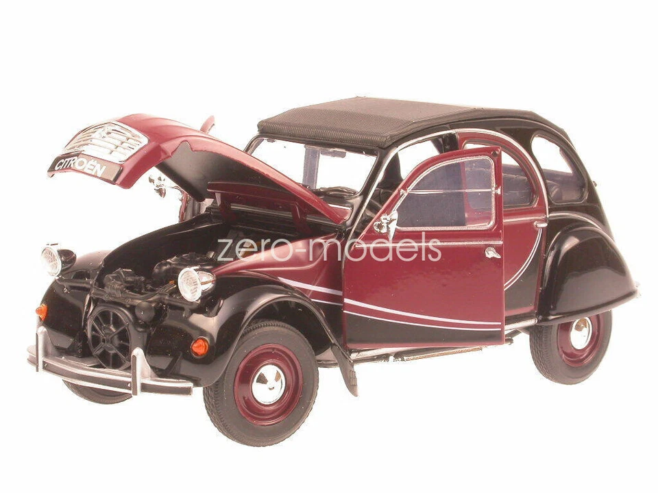 1/24 比例 Welly Citroen 2CV 6 Ente Charleston sr Modell 玩具收藏礼物 — 第 2/4 张图片