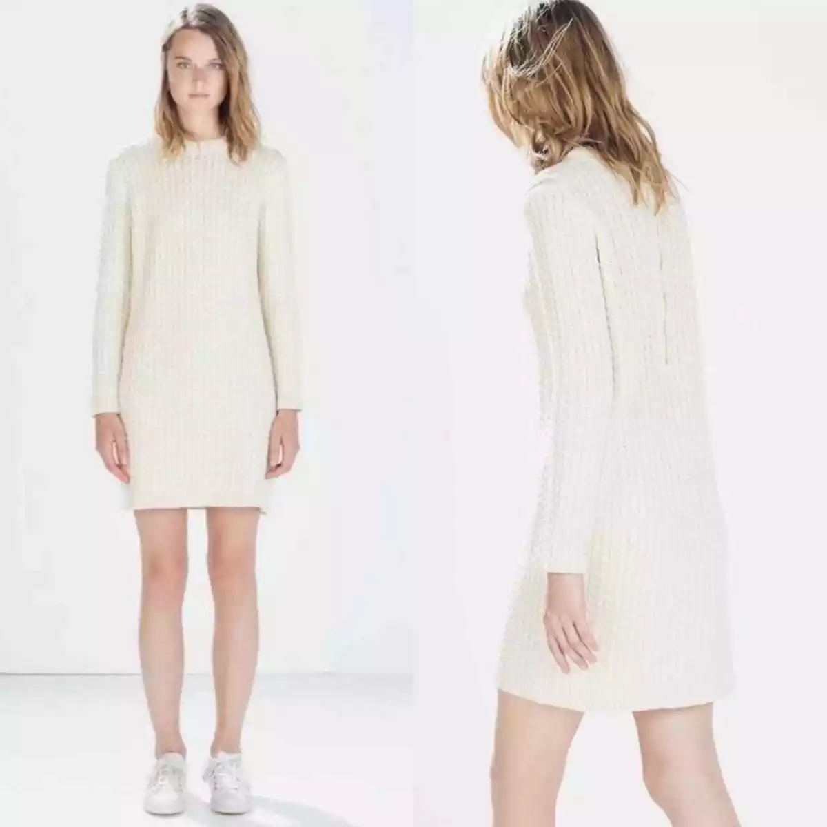 zara sweater dress