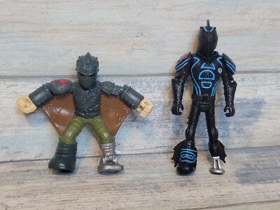 Dreamworks How To Train Your Dragon Flying Hiccup + Black Blue Hiccup Set of 2
