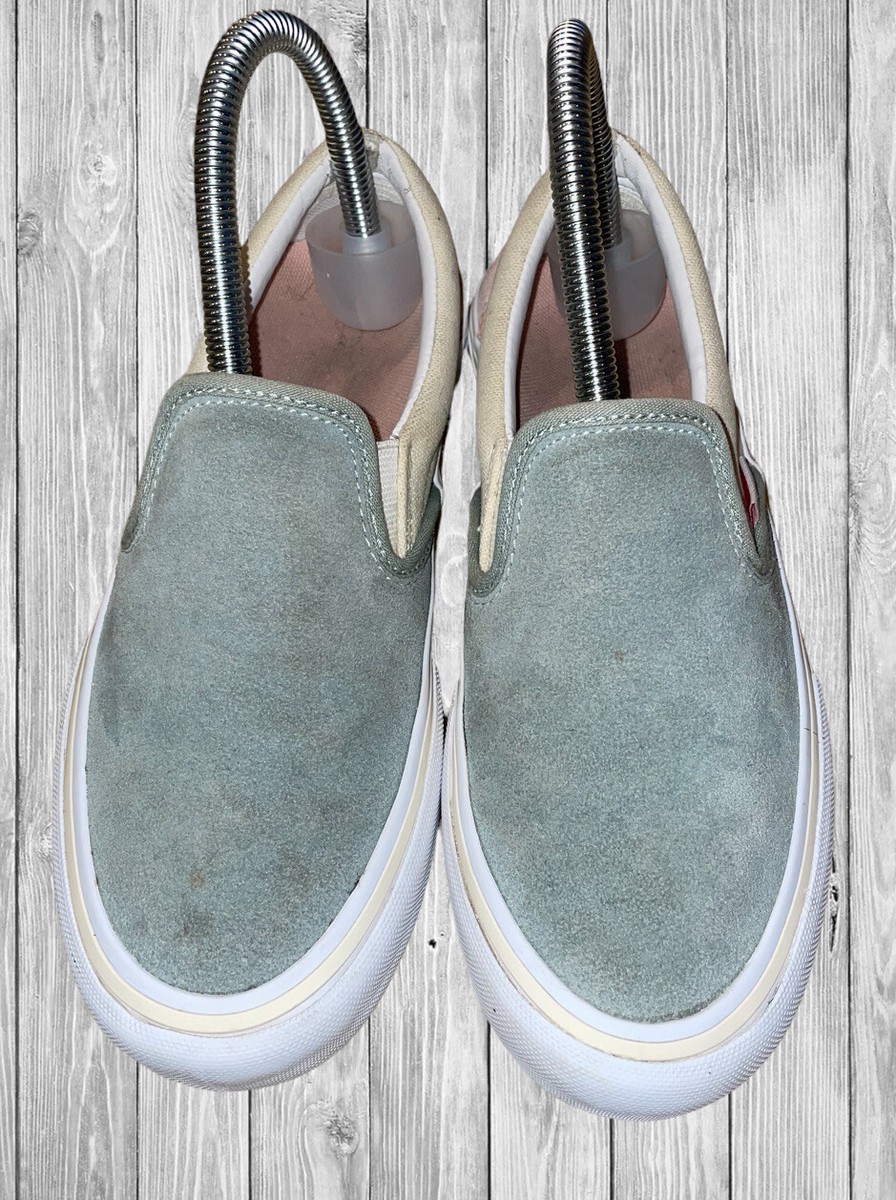 Vans SlipOn Pro Washout Blue Antique Low Pastel Shoes Suede  display picture 2