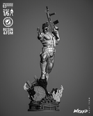 Nick Fury Resin Sculpture Statue Model Kit Unpainted/Unassembled