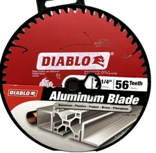 Diablo Cutting Blade Aluminum/Laminate Metal 56-Tooth 7-1/4" D0756NR NEW