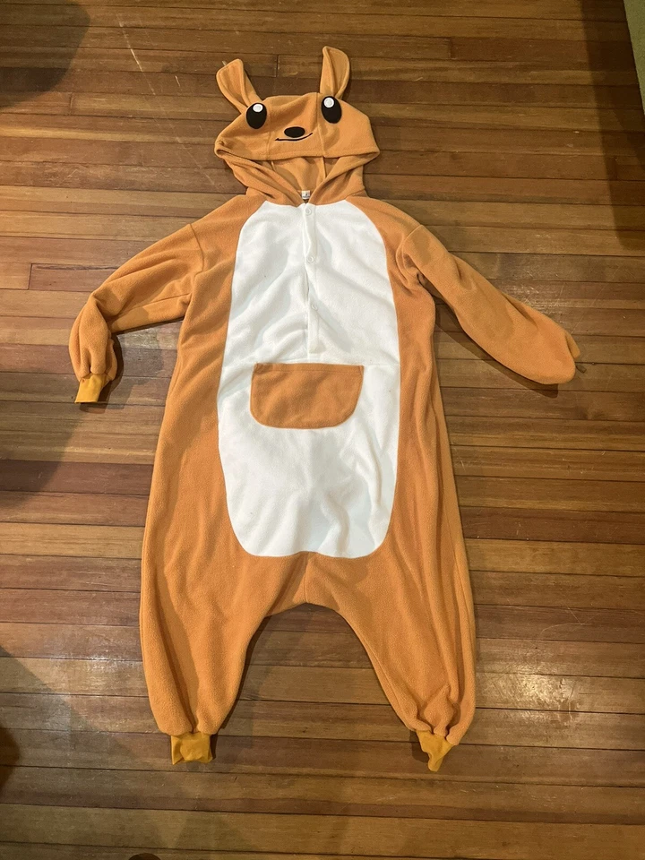 novedad rosa canguro de una pieza personalizada adulto talla pequeña Foto 4 de 4