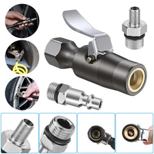 200PSI No-Leakage Air Chuck for Tire Inflator Compatible with Schrader Valve