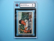 1951 BOWMAN MLB BASEBALL CARD #268 DON MUELLER KSA 5 EX NICE!! '51 BOWMAN