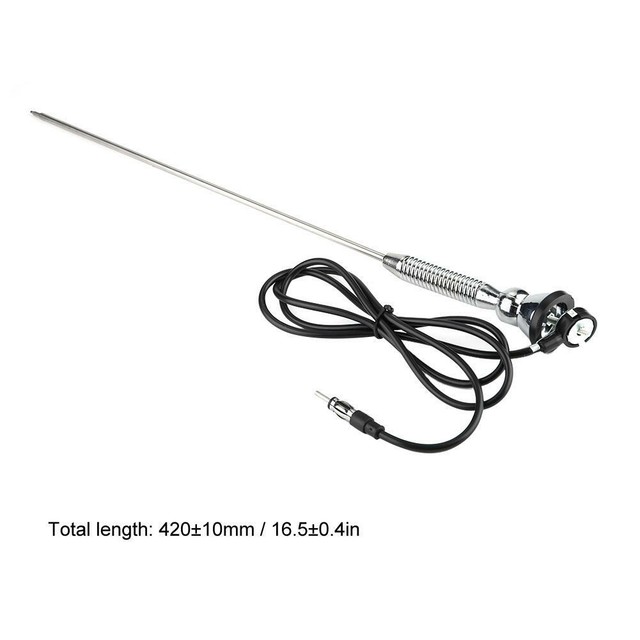 18.5inch Car Roof Radio AM/FM Aerial Spring Soft Rod Antenna 180