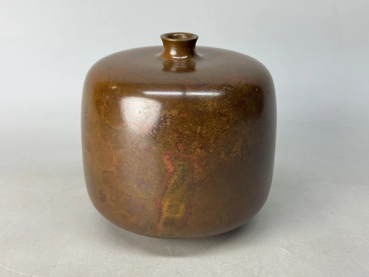 铜日本古董花瓶| eBay