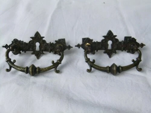 Portes anciennes et serrurerie en bronze art nouveau