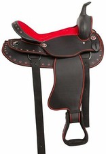 Premium Quality Western Tack Synthetic Saddle All Size 10 Inch to 18.5 inch .
