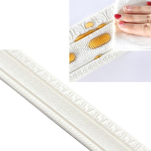 Soft PE Foam Wall Trim Line Skirting Border Decor Sticker for Aesthetic Appeal - Picture 4 of 12
