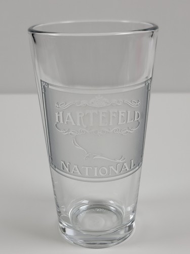 Hartefeld National Frosted Etched Drinking Glasses ~ Libbey Duratuff ~ Set of 2 - Picture 3 of 10