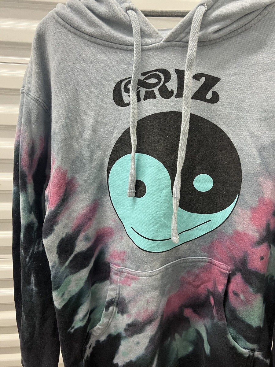 DJ Griz EDM Sweatshirt Men Small Hoodie Tie Dye Show Love
