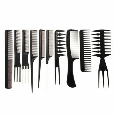 10-teiliges Profi-Kamm-Set Für Haarstylisten – Mit Rattenschwanz, Teasing-Kamm & Mehr