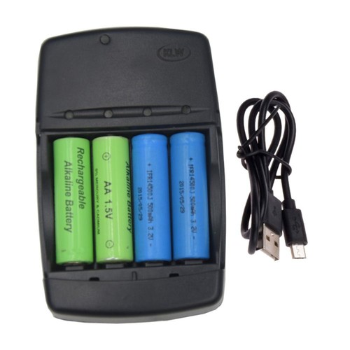 Battery Charger For Rechargeable Battery AA AAA 1.5V Alkaline Battery - Picture 4 of 12