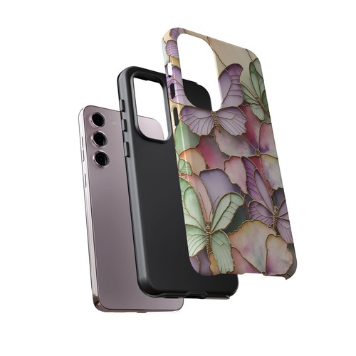 Pastel Butterfly Phone Case, Spring Floral Phone Cover, 3D Design | X72 - 第 223/272 張圖片