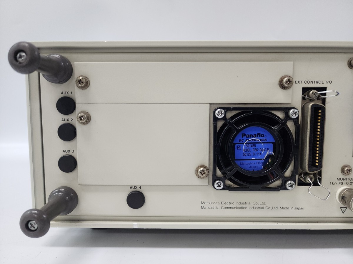 希少✨Panasonic パナソニック　オーディオアナライザー　VP7723A Panasonic VP-7723A Audio Analyzer, 5 Hz to 110 kHz | eBay