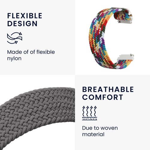 Cinturino per COROS PACE 2 APEX 42mm in nylon con fibbia - Zdjęcie 3 z 8