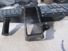 Vintage Black Steel Footrest Foot Rest Mount Bracket Assy Fits: ATV MX AHRMA