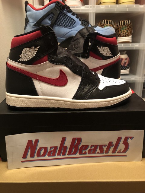 Nike Air Jordan 1 Retro High OG Size 11.5 Black Gym Red White Sail 555088 061 for sale online | eBay