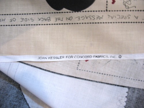 Joan Kessler Concord Fabric Panel SAMANTHA & POLLY DOLL Black Americana Folk - Picture 4 of 8