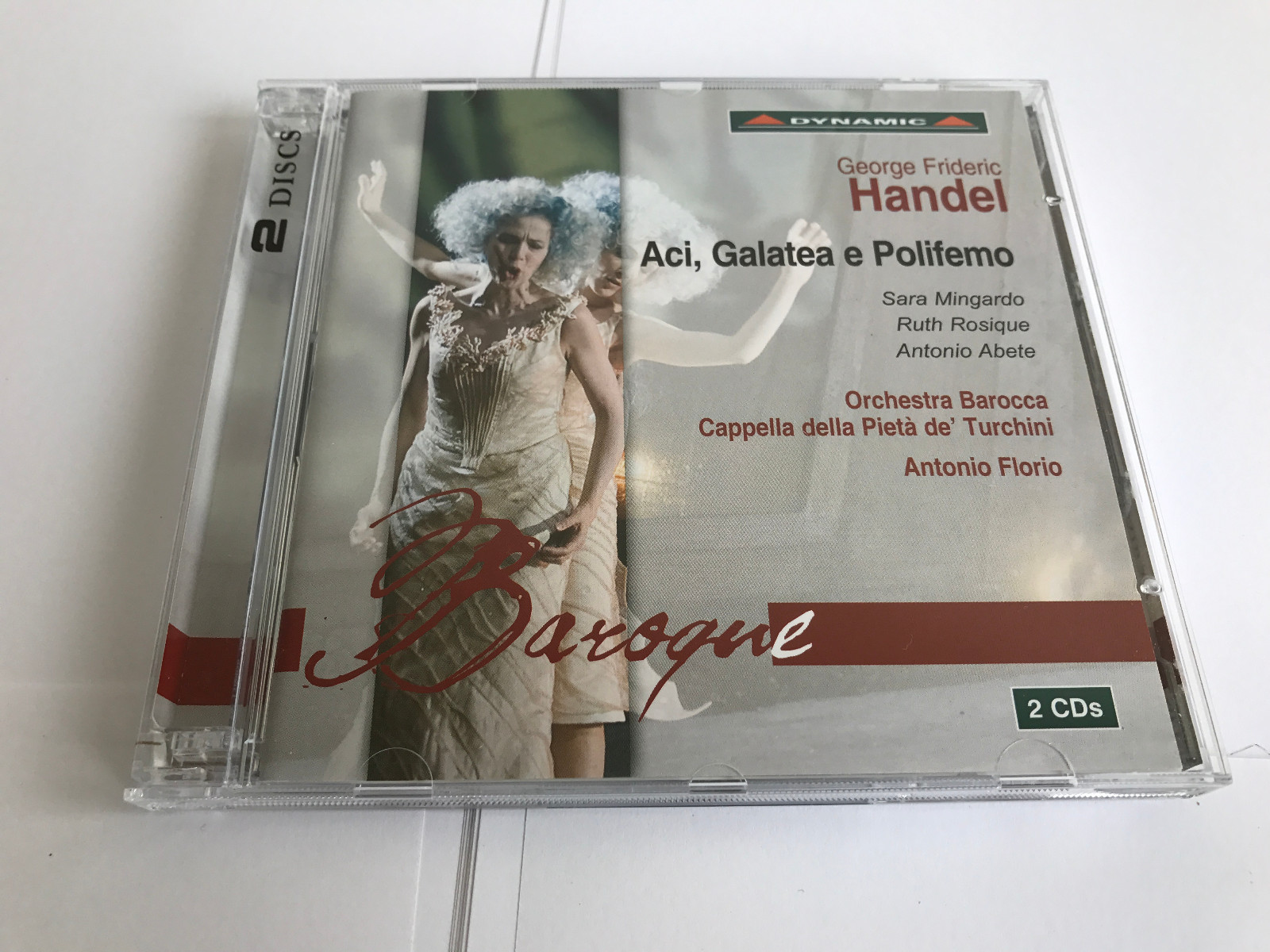 Handel: Aci, Galatea E Polifemo Sara Mingardo Audio CD 2 DISC  - MINT [FILED H]