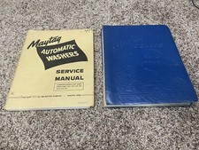 Vintage Original 1950 Maytag Automatic Washer & Dryers Service Manuals