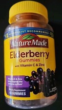 Nature Made Elderberry with Vitamin C  Zinc Raspberry Flavor Exp 12/2025