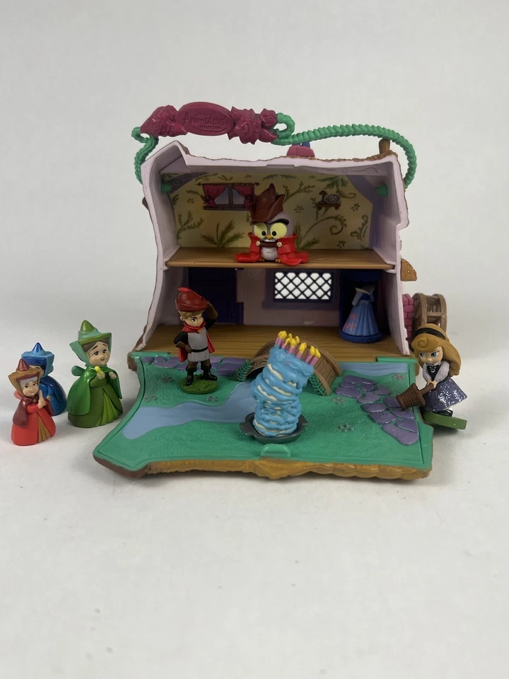 Disney Animators Collection Littles Aurora Cottage Bella Durmiente Mini Juego Foto 4 de 4