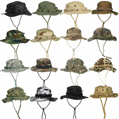 Mfh Jungle Hat Men Women Camping Travel with Strap