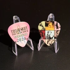 Toronto 2024 Taylor Swift - ERAS Tour - Collectible Guitar Pick WITH stand