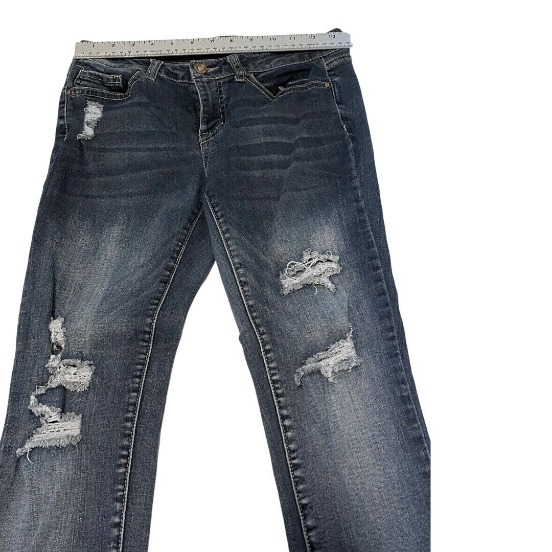 Wax Jean Women's Jeans 5 High Rise Skinny Blue Co… - image 3