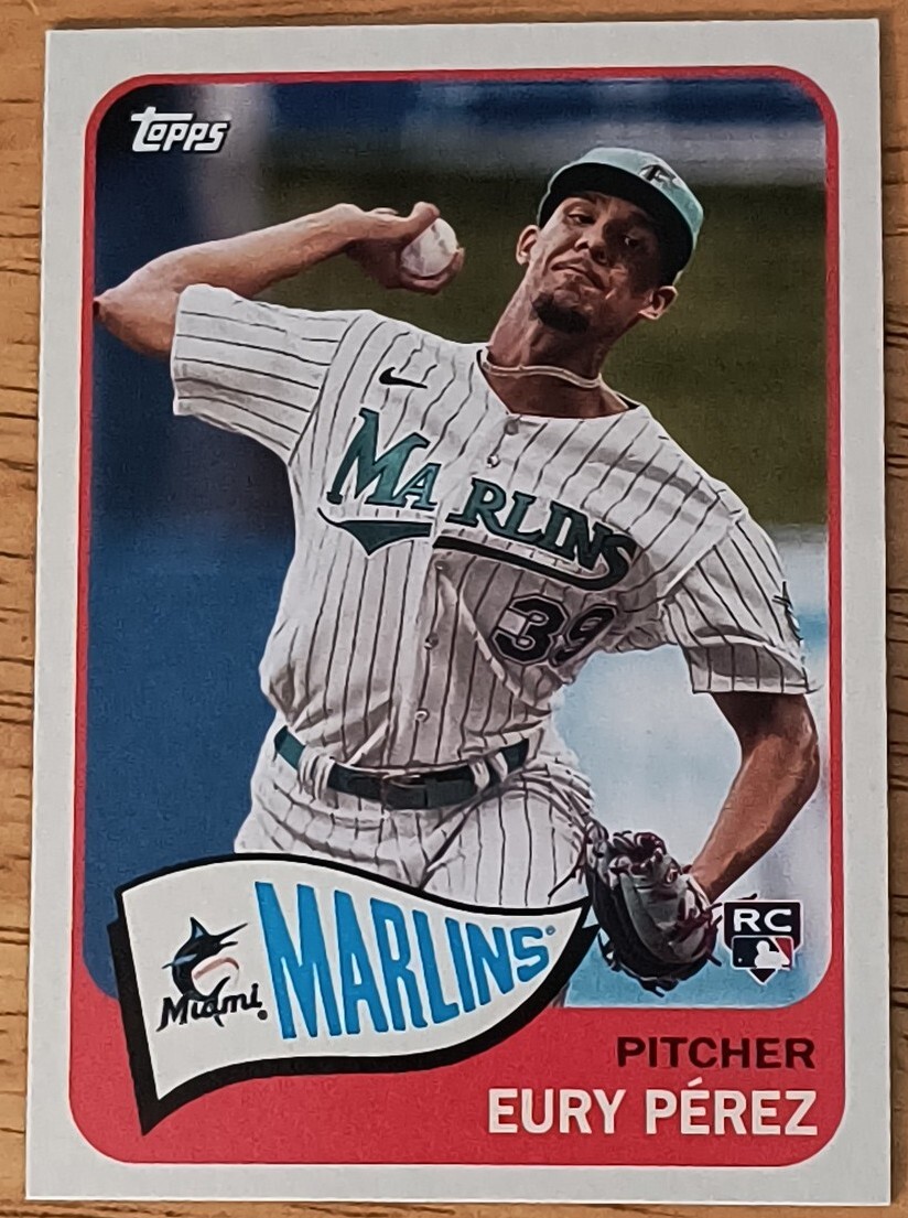 2023 Topps Archives RC Rookie Card EURY PEREZ #182 Miami Marlins