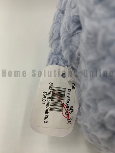 Pottery Barn Kids Solid Sherpa Knit Robe Blue Small 2T - 3T #9994G - Picture 3 of 5