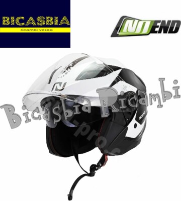 A-PRO Jet Helmet ECE 22.06 – Double Visor White Red, Polycarbonate Shell (1000-1199g)